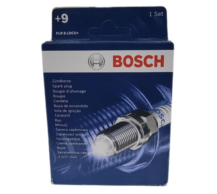 شمع چهار پلاتین بوش آلمانی شناسه دار