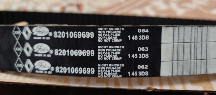 کیت کامل تسمه تایم ال نود اورجینال تحت لیسانس فرانسه