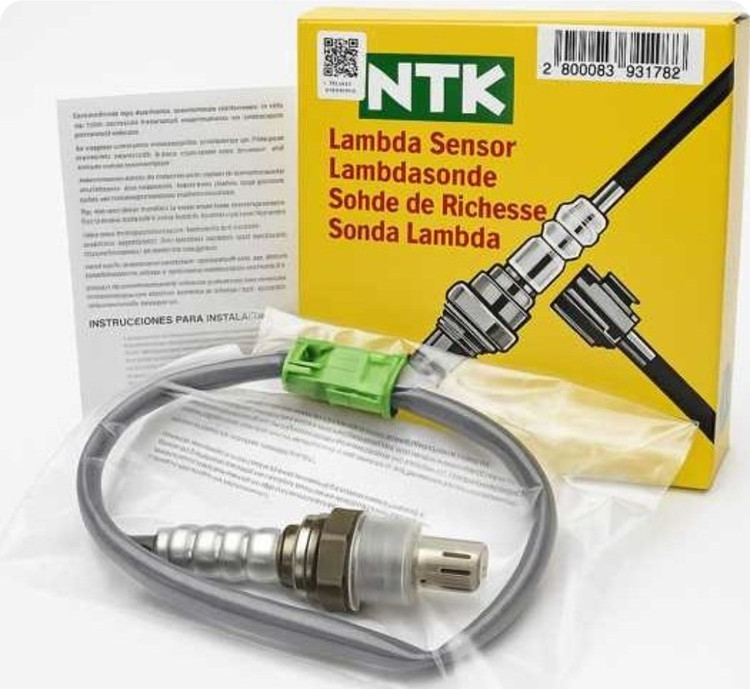 سنسور اکسیژن NTK (سوکت سبز ساژم متوسط سیم طوسی۲۰۶ )