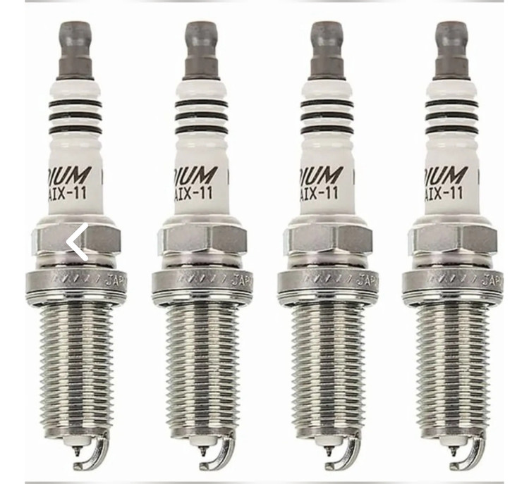 شمع ایریدیوم سوزنی پایه بلند NGK (انجیکا)IX اصل ژاپن کد ۶۶۱۹(LFR6AIX-11)- تخفیف ویژه